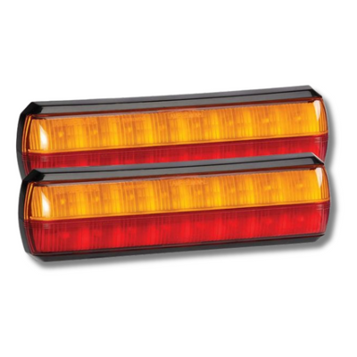 10 - 33V 38 Model Slimline Rear Stop / Tail Indicator Lamp Pair-Off Grid Living Supplies Australia