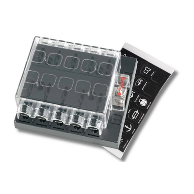 10 Way Standard Ats Blade Fuse Block-Off Grid Living Supplies Australia