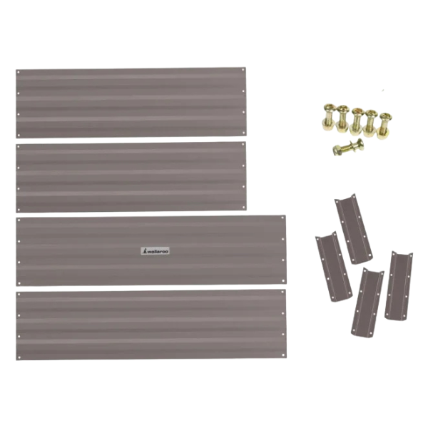 100 x 60 x 30cm Galvanized Steel Garden Bed - Grey-Off Grid Living Supplies Australia