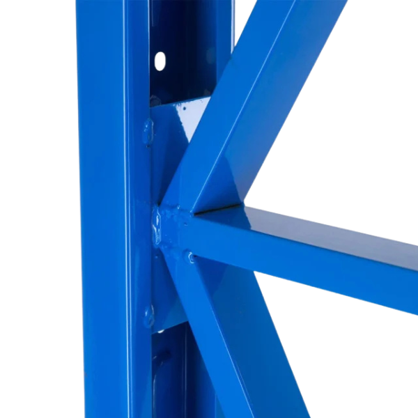 1.0m Wide Long Span Steel Storage Rack Shelving - 1 Bay 400kg Capacity-Off Grid Living Supplies Australia