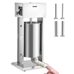 1.5L / 3L / 5L / 7L / 10L / 15L Sausage Stuffer - Stainless Steel-Off Grid Living Supplies Australia