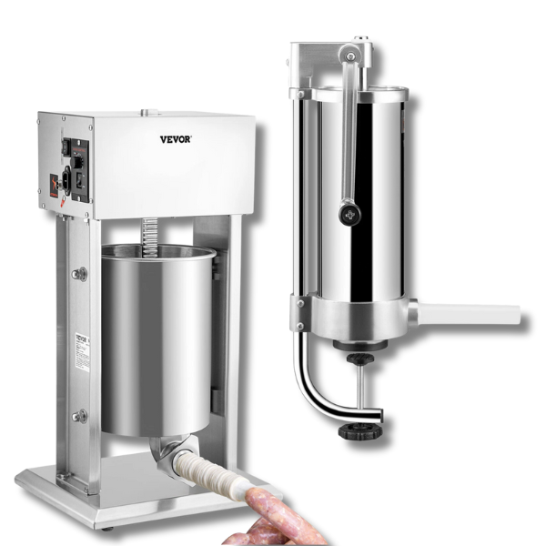 1.5L / 3L / 5L / 7L / 10L / 15L Sausage Stuffer - Stainless Steel-Off Grid Living Supplies Australia