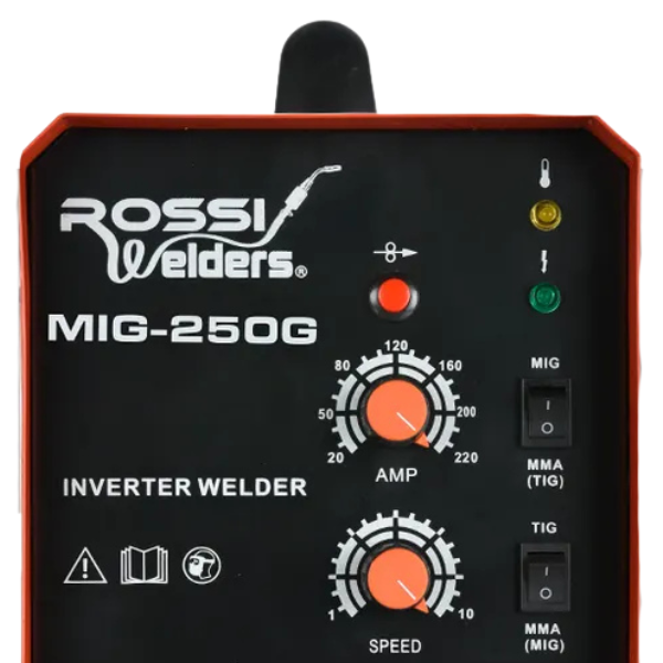 250 Amp 4-in-1 MAG / MIG / TIG / MMA Stick Welder Gas / Gasless Inverter - 15A Plug