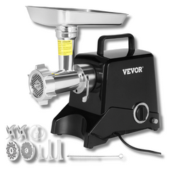 2.27kg/min Commercial Electric Meat Grinder with Sausage Stuffer Attachment-Off Grid Living Supplies Australia