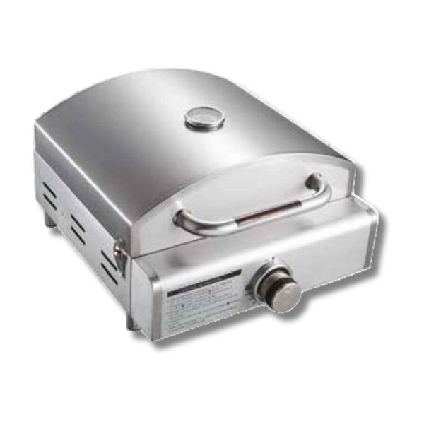 3 in 1 Portable Gas Bbq Grill With Solid Cast Plate & Pizza Stone For Caravan & RVs-Off Grid Living Supplies Australia