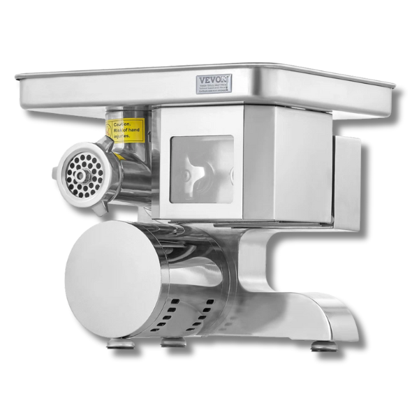 4.99kg/Min Commercial Electric Meat Grinder & Slicer with Sausage Stuffer Attachment-Off Grid Living Supplies Australia