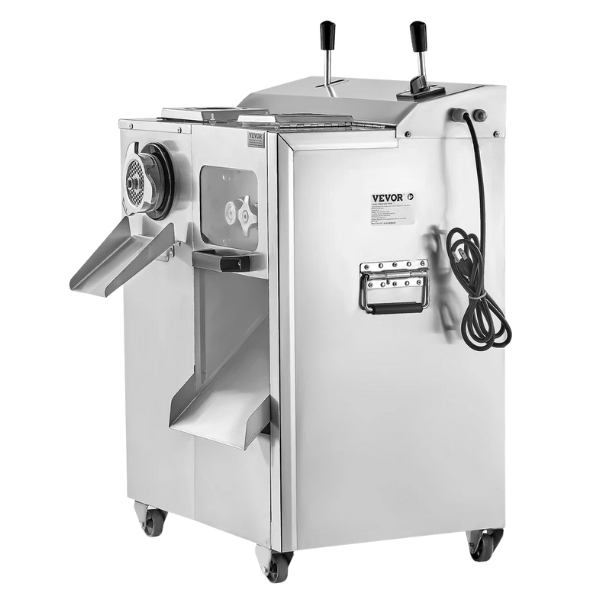 6.35kg/Min Commercial Electric Meat Grinder & Slicer with Sausage Stuffer Attachment-Off Grid Living Supplies Australia