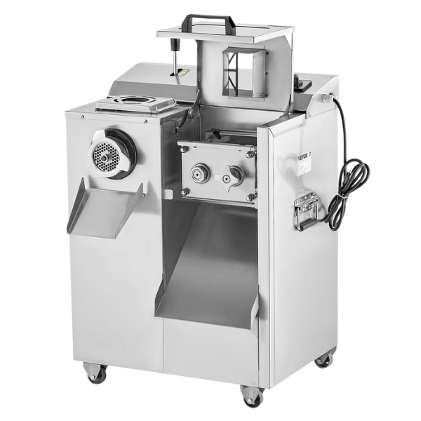 6.35kg/Min Commercial Electric Meat Grinder & Slicer with Sausage Stuffer Attachment-Off Grid Living Supplies Australia