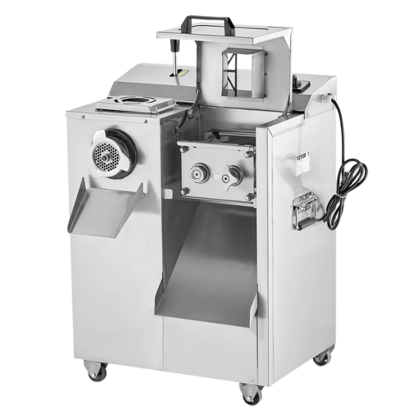 6.35kg/Min Commercial Electric Meat Grinder & Slicer with Sausage Stuffer Attachment-Off Grid Living Supplies Australia