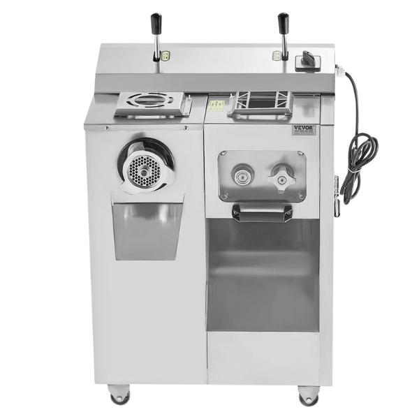 6.35kg/Min Commercial Electric Meat Grinder & Slicer with Sausage Stuffer Attachment-Off Grid Living Supplies Australia
