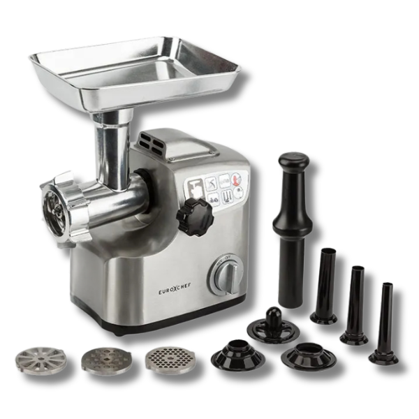 Electric Meat Grinder & Mincer with Sausage Filler & Kebbe Maker-Off Grid Living Supplies Australia