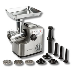 Electric Meat Grinder & Mincer with Sausage Filler & Kebbe Maker-Off Grid Living Supplies Australia