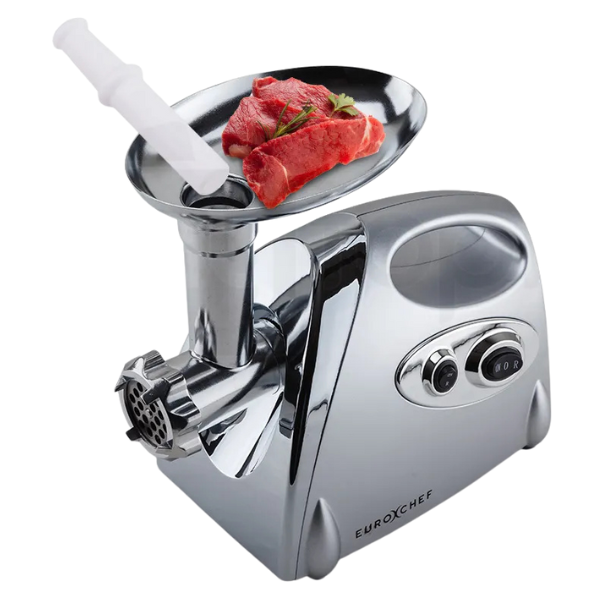 Electric Meat Grinder & Stainless Steel Mincer with Sausage Filler & Kibbe Maker - Silver-Off Grid Living Supplies Australia