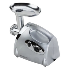 Electric Meat Grinder & Stainless Steel Mincer with Sausage Filler & Kibbe Maker - Silver-Off Grid Living Supplies Australia