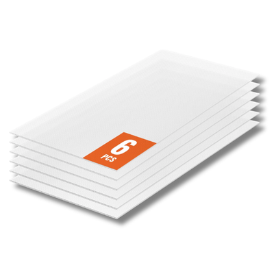 0.61m x 1.22m Polycarbonate Greenhouse Roof Panels 4mm Thickness - Pack of 6-Off Grid Living Supplies