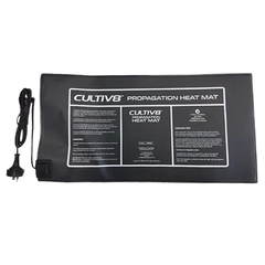 0.6x0.6x1.6m Hydroponic Grow Tent Kit with 6400K CFL Heat Mat and Propagation Setup-Off Grid Living Supplies