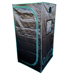 0.8x0.8x1.6m Grow Tent with 2700K CFL and LED Quantum Board Light Timer Combo-Off Grid Living Supplies