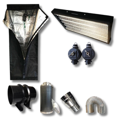 0.8x0.8x1.6m Hydroponic Grow Tent with T5 Propagation Light Combo-Off Grid Living Supplies