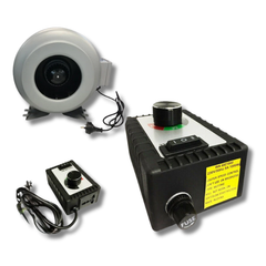 10" Inline Centrifugal Exhaust Fan with Speed Controller-Off Grid Living Supplies