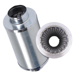 10" Inline Duct Fan with Muffler, Silencer & Ducting Ventilation Kit-Off Grid Living Supplies