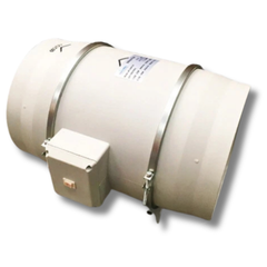 10" Metal Body Two Speed Inline Duct Exhaust Fan-Off Grid Living Supplies