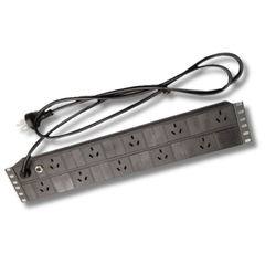 10 Outlet Power Rail PDU 2RU-Off Grid Living Supplies