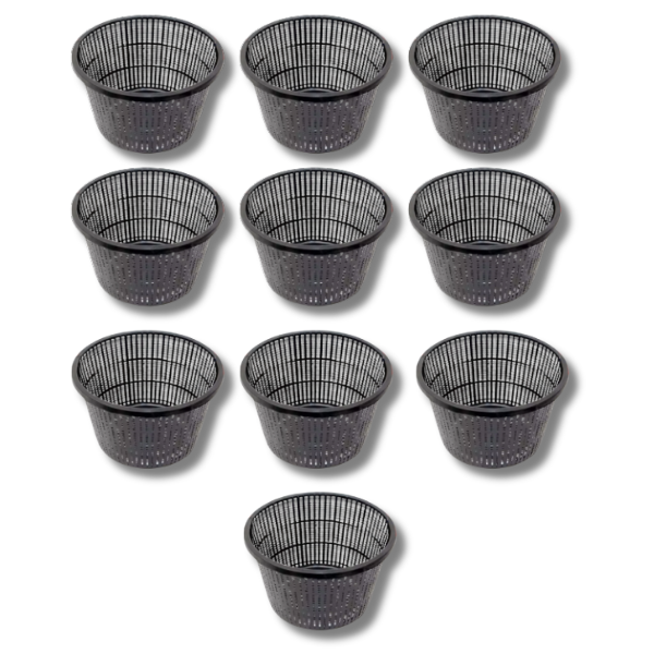10 Pack 200mm Grow Net Cups Mesh Pots for Aeroponic Deep Water-Off Grid Living Supplies