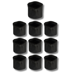 10 Pack 3 Gallon Fabric Felt Grow Pots for Hydroponic Plant Growth-Off Grid Living Supplies