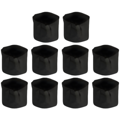 10 Pack Fabric Grow Pots with Handles 1–65 Gallon-Off Grid Living Supplies