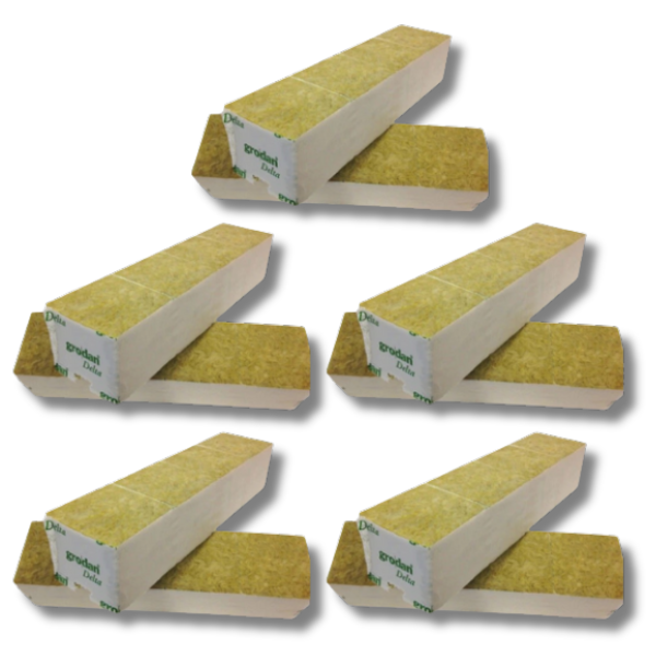 10 Pack Rockwool Grow Blocks 75x75mm No Hole - Grodan-Off Grid Living Supplies