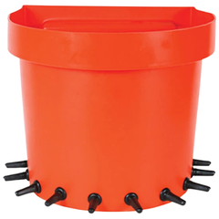 10-Teat Rail Bucket Feeder for Lambs & Goats-Off Grid Living Supplies Australia