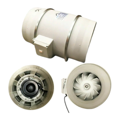 10" Two Speed Fan with Aluminium Ducting Ventilation Kit-Off Grid Living Supplies