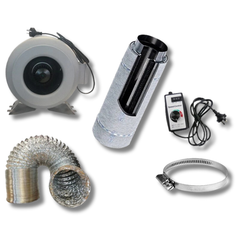 10" Ventilation Fan with Carbon Filter & Speed Controller Ventilation Kit-Off Grid Living Supplies