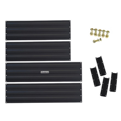 100 x 60 x 30cm Galvanized Steel Garden Bed - Black-Off Grid Living Supplies Australia