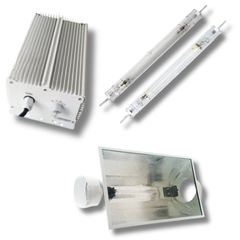 1000W DE HPS / MH Grow Light Kit with Digital Ballast and 6" AC/DE Hood-Off Grid Living Supplies