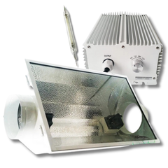 1000W Double Ended HPS Lamp with Air-Cooled Reflector and Digital Ballast-Off Grid Living Supplies