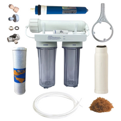 100GPD Portable Benchtop Reverse Osmosis RO DI Water Filter with TFC Membrane-Off Grid Living Supplies Australia