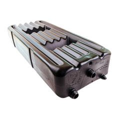 100L Grey Water Waste Tank & Fittings For Caravan & RVs-Off Grid Living Supplies Australia