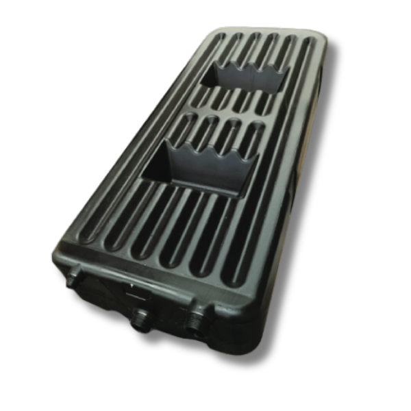 100L Grey Water Waste Tank & Fittings For Caravan & RVs-Off Grid Living Supplies Australia