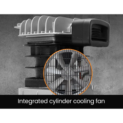 100L 2.6kW 116PSI Industrial Electric Air Compressor with Brushless Motor & Certified Tank - 15A Plug