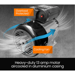 100L 2.6kW 116PSI Industrial Electric Air Compressor with Brushless Motor & Certified Tank - 15A Plug