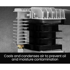 100L 2.6kW 116PSI Industrial Electric Air Compressor with Brushless Motor & Certified Vertical Tank - 15A Plug