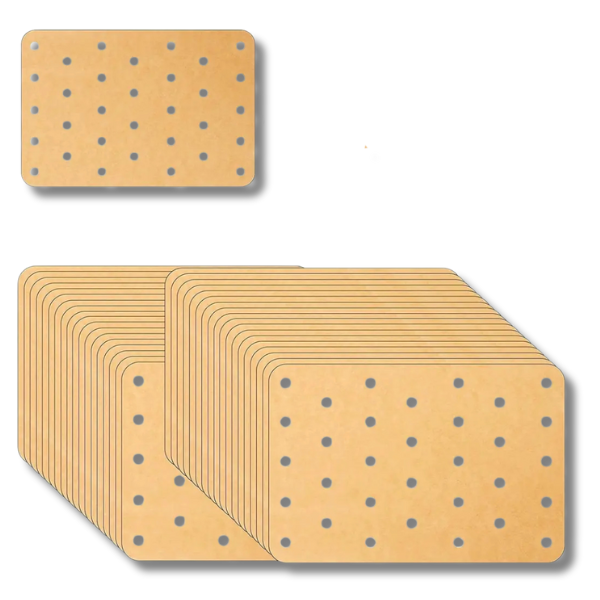 100Pc Non-Stick Parchment Paper Air Fryer Liners 20 x 14cm - Ninja Foodi Compatible-Off Grid Living Supplies Australia