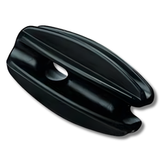 100x Black End Strain Insulators for Hot Poly Tape & Electric Fence Cord-Off Grid Living Supplies Australia