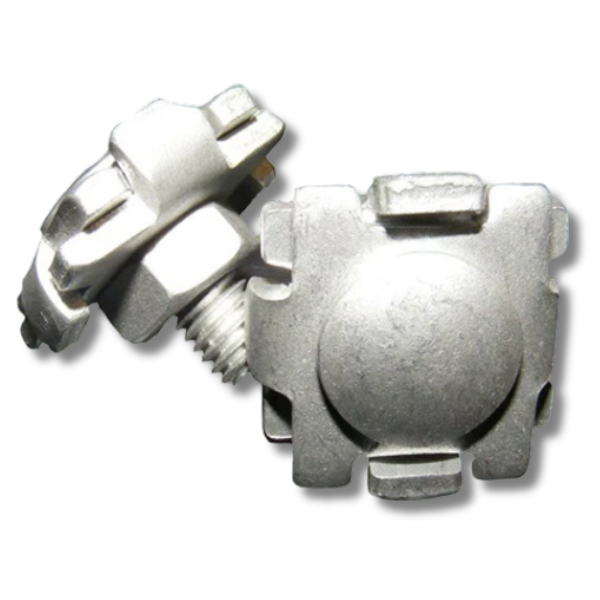 100x Super Wire Joint Clamps for Electric Fencing - Claw Type Tape Joiners with Bolt-Off Grid Living Supplies Australia