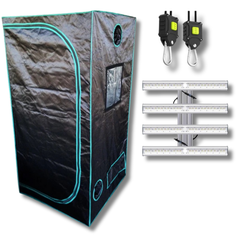 100x100x180cm Grow Tent with 250W XLED Grow Light Kit - Harvemax-Off Grid Living Supplies