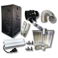 100x100x200cm Grow Tent with 600W Light Kit, 6" XL Cool Tube and 6" Ventilation-Off Grid Living Supplies