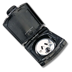 10Amp External Power Outlet Black For Caravan & RVs-Off Grid Living Supplies Australia