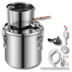 10L Stainless Steel Wine Distiller with Water Pump-Off Grid Living Supplies Australia