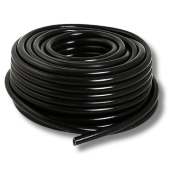 10m x 13mm Vinyl Tubing Black Hose for Hydroponic Irrigation-Off Grid Living Supplies